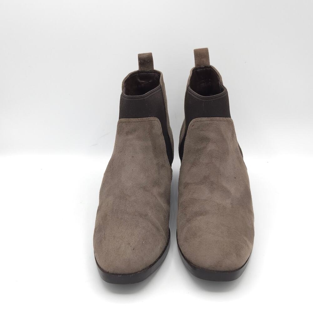 Cole Haan Womens Osteen Boot Chelsea Bootie Biege  Suede Block Heel size 8.5 - Picture 7 of 9